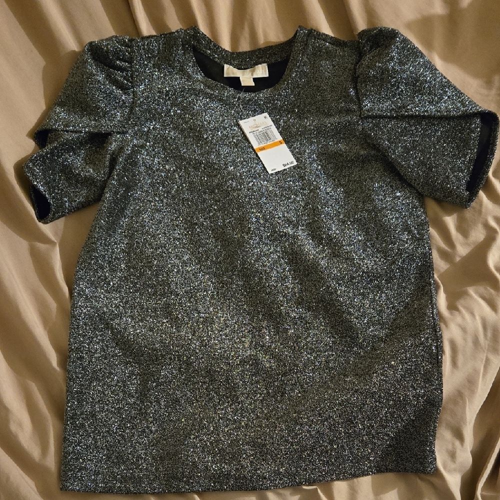 Michael Kors Sparkly Black Top
